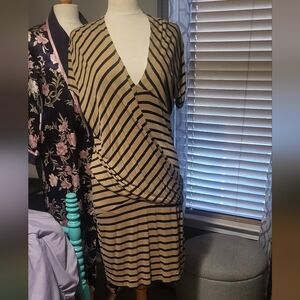 CLEARANCE: Artsy and Chic Graphic Striped Dress